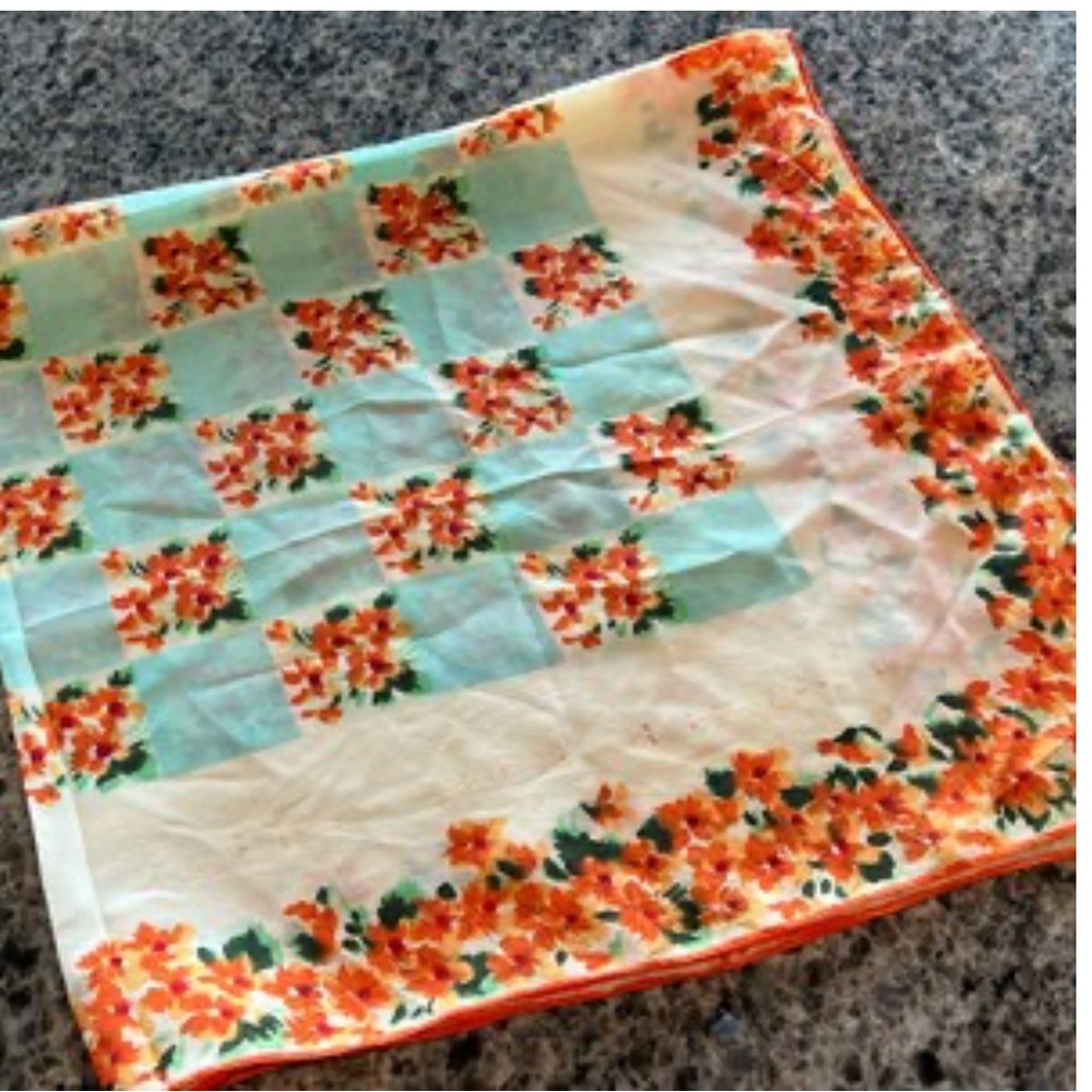 Vintage silk scarf
